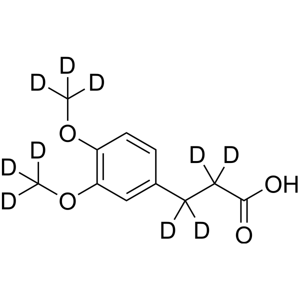 3-(3,4-Dimethoxyphenyl)propanoic acid-d10 (3-(3,4-Dimethoxyphenyl)propanoic acid d10) 1398065-72-9